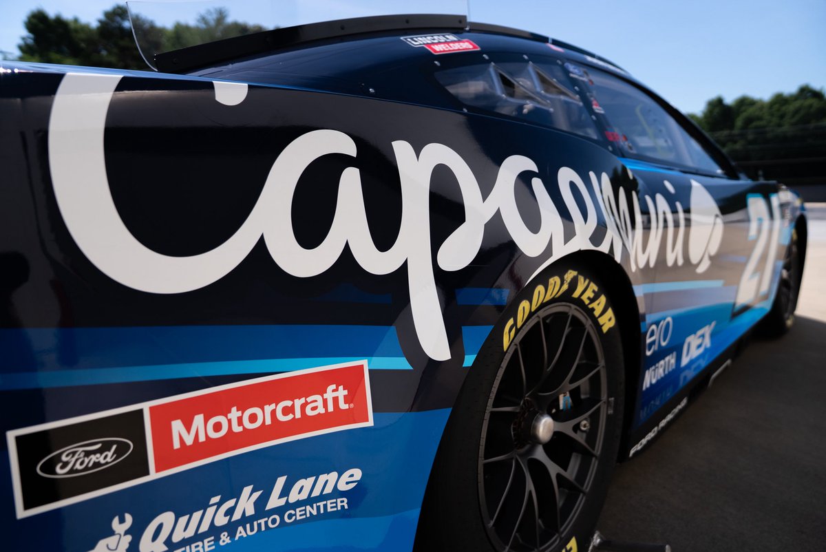 woodbrothers21's tweet photo. Looking good for Pocono. 

Welcome to the team, Capgemini. https://t.co/q1NLdildap