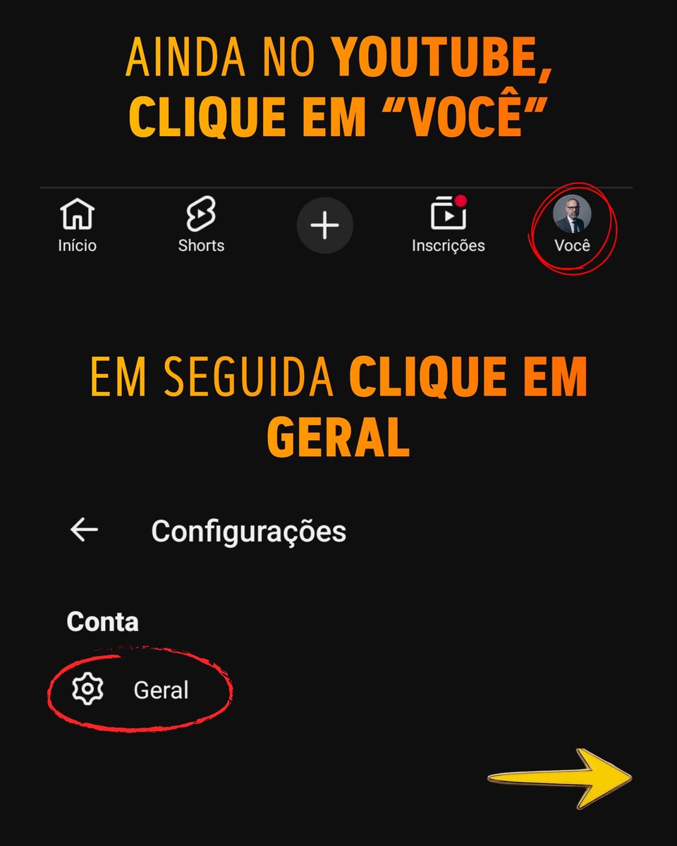 RevistaTL's tweet photo. 🚨O canal principal da Timeline foi censurado no Brasil, mas há como burlarmos a censura🚨

Basta alterar a localização do seu YouTube seguindo estes passos:

1. Abra o aplicativo do YouTube.
2. Toque na sua foto de perfil.
3. Entre em Configurações.
4. Clique em Geral.
5. Selecione Local.
6. Altere a localização para Estados Unidos.

Depois disso, feche e abra novamente o aplicativo e procure pelo canal Conversa Timeline.

✅ PRONTO 

Em muitos casos, essa simples alteração de localização já permite visualizar conteúdos que não aparecem para usuários configurados em determinadas regiões.

✅ Dessa forma, você pode não só assistir à transmissão ao vivo, como nossos cortes e transmissões passadas. 

Não deixe de verificar se você está inscrito. 

Compartilhe esta informação com outras pessoas que estejam tendo dificuldade para encontrar o nosso canal ‼️