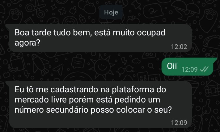 lanaxms's tweet photo. pronto agora os bandidos estão precisando de ajuda pra abrir conta no mercado livre https://t.co/WpajebO2ta