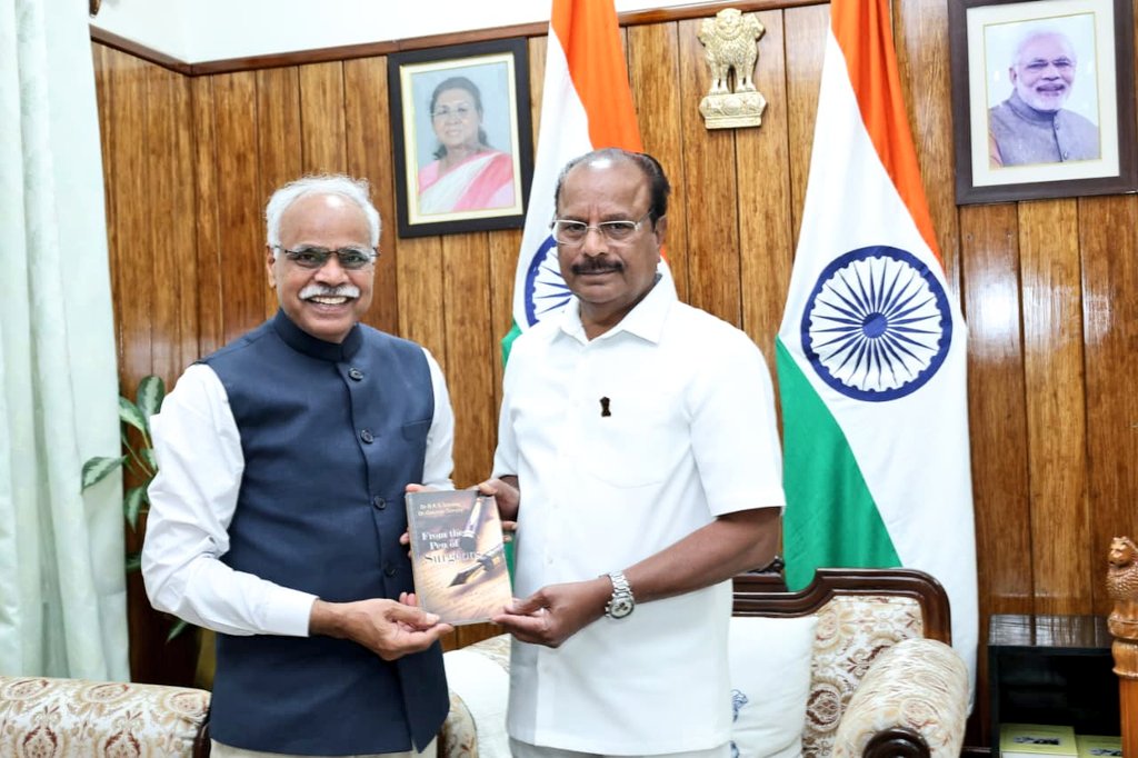 bkssanjay's tweet photo. Visited Hon’ble Governor of Tripura, Shri N. Indra Sen Reddy in Agartala. Had a meaningful discussion on road safety, public health, and sustainable urban development, with a shared commitment to building a safer, healthier &amp; more aware society.
@ADCAGTTRIPURA @TripuraGovernor https://t.co/sFbFZ8jrK5