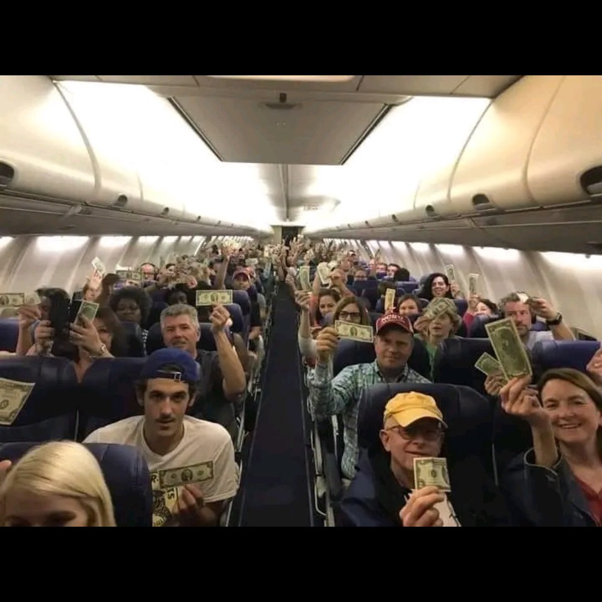 feelgoodtale's tweet photo. On our Southwest flight to NC tonight there was a man who received a $2 bill from his dad when he was 16. His dad told him, 'As long as you keep this, you'll never be broke.'

Tonight that man honored his dad and gave everyone on our (almost full) flight a $2 bill so we'll never be broke. He just wanted to spread the love. Good people doing good things