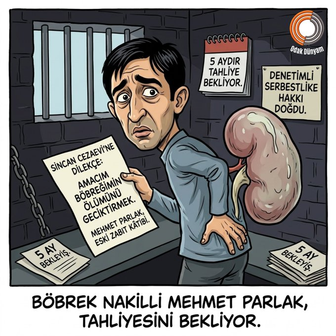 umutluinsan34's tweet photo. Yıllardır tek börekle yaşayan o da sadece %25 çalışan KHK'lı Mehmet Parlak'ın haksız yere cezaevinde olması yetmiyormuş gibi denetimli serbestlik hakkı doğduğu halde tahliye edilmiyor..

Vedat Muriqi #MehmedFetihlerSultanı
MehmetParlak Yaşasın https://t.co/9BkPHjerAO