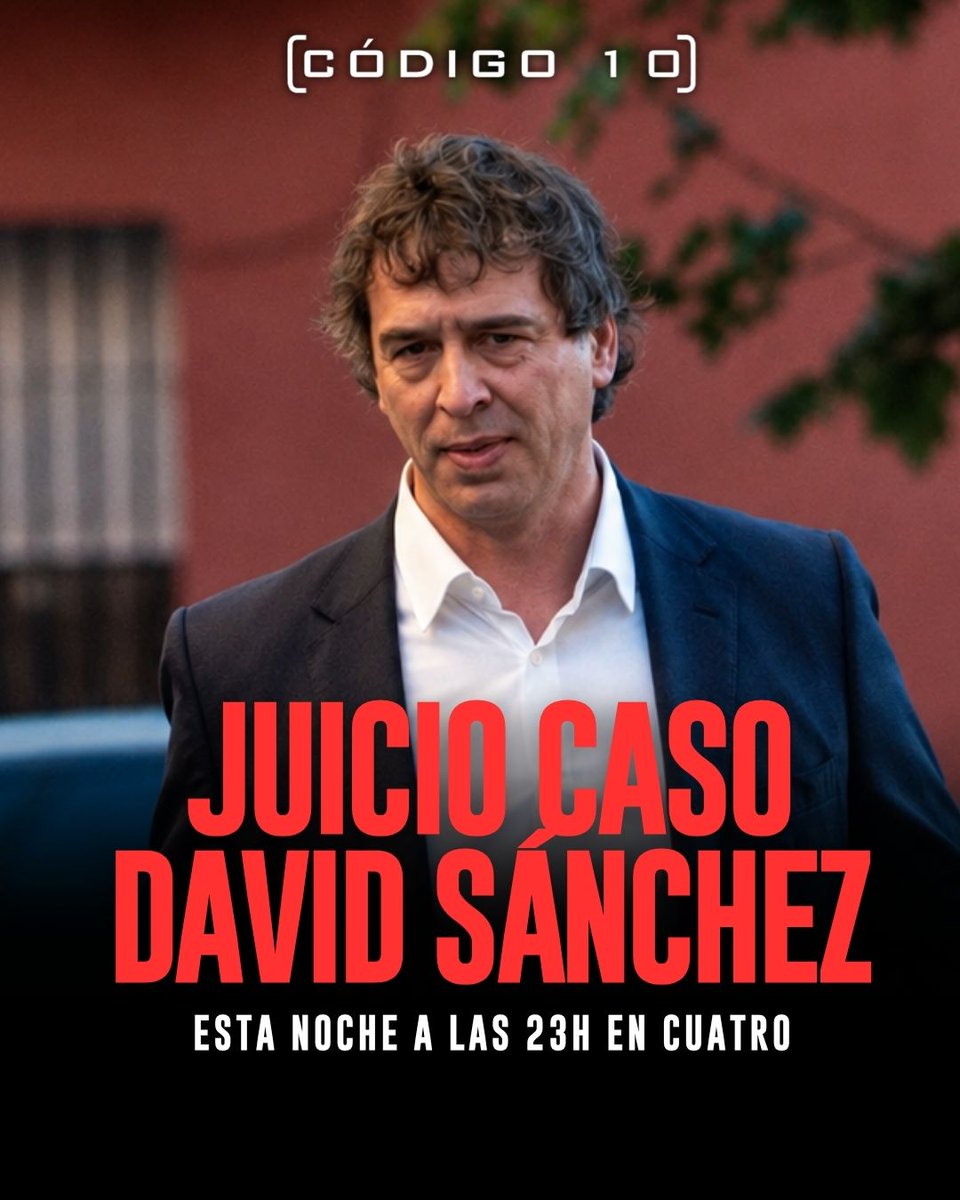 Codigo10tv's tweet photo. Esta noche, BOMBAZO en Código 10:
💣 Los mensajes en EXCLUSIVA entre Cristina Narbona y Leire Díez.
💥 Todos los detalles sobre las agendas de la 'fontanera' del PSOE.
🚨 El caso que envuelve al hermano de Sánchez.
🔴 #Codigo10 en @cuatro con Nacho Abad y David Aleman https://t.co/UFzC5y59Bt