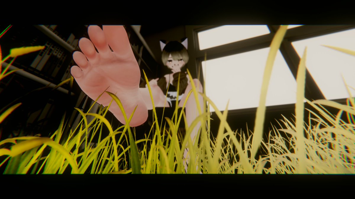 Lein_VR's tweet photo. Haha... look at you. Crawling in the dirt just for a little touch... or a lick? Ewww! https://t.co/pGTW0h3o7i