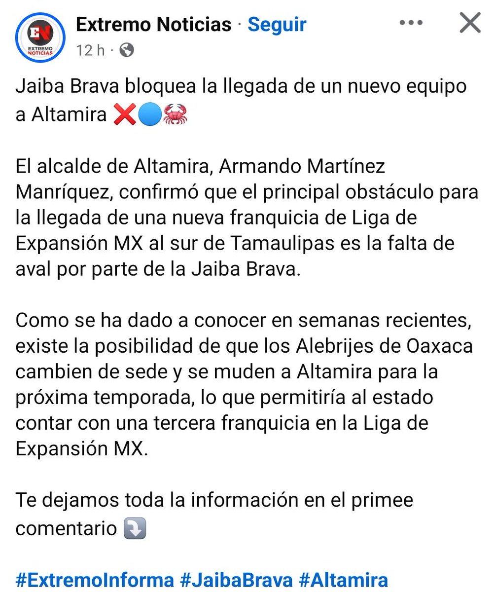 CocoGarc14's tweet photo. @CantaloCamacho ¿Qué va a pasar con los @AlebrijesOaxaca ? https://t.co/T6xl8X1aSE