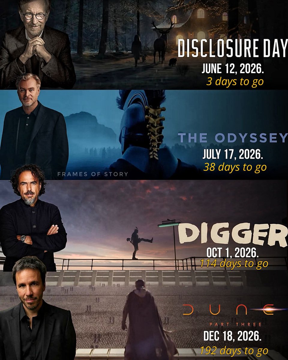 Filmfanatics__'s tweet photo. The countdown begins, Cinema is eating good this year 🔥 https://t.co/3a1yibmrhG