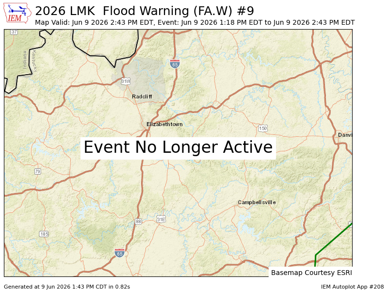 JessaminecoEMA's tweet photo. LMK cancels Flood Warning for Larue [KY] https://t.co/H0WGVQCGs2 https://t.co/gdu57fxIov