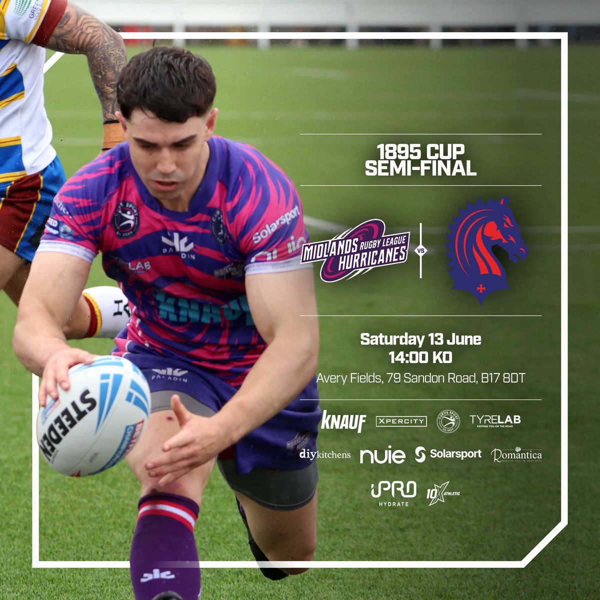 HurricanesRLFC's tweet photo. 🤝 JOIN US AT AVERY FIELDS THIS SATURDAY! 

💷 Watch the Canes seek their first ever cup final for no more than £10.

🆚 @LondonBroncosRL 
🕑 2pm KO
🏆 1895 Cup Semi-Final 

🎟️ Tickets: https://t.co/WVq3Iuedcv https://t.co/tAI6KFXIvD