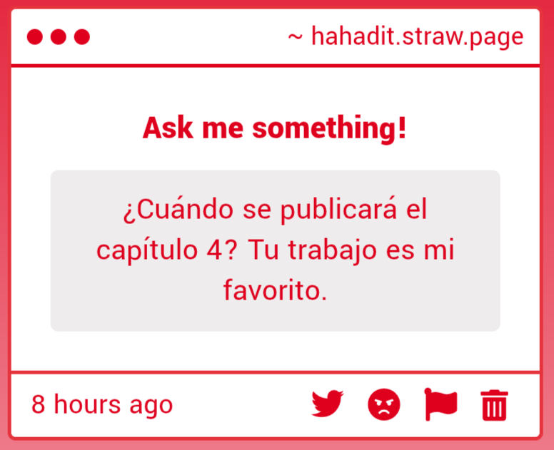 hahadit_'s tweet photo. 1-how did you know that

2- todavía no tengo fecha pq ahora ando haciendo comisiones y un mini juego de vestir a toby, pero ya tengo planeado el cap 4 así que no tardaré tanto jej

3- he is ugly but i love him anyways

4-te amo lafin jack 😛💗 https://t.co/N9tP6kpSLJ
