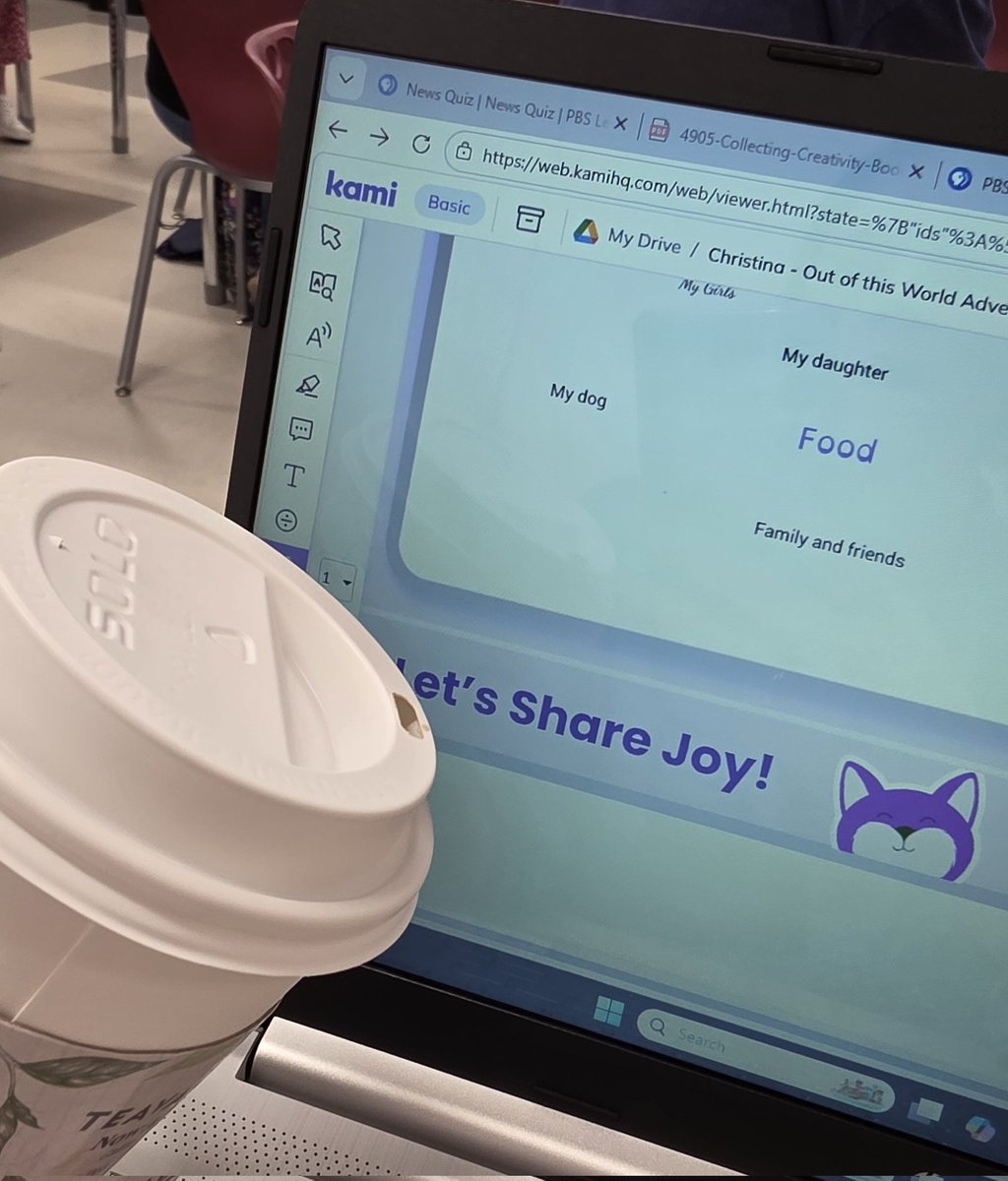 Mkala22's tweet photo. Kami and Coffee!  #KEDCgrants @KedcARTS #summerconference https://t.co/fHdig22Y2k