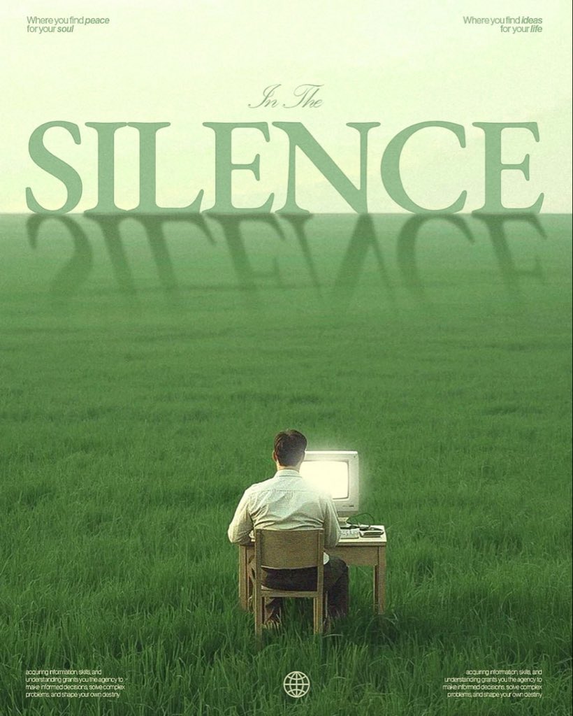 JoshuaDada20's tweet photo. DAY 9 OF 365 DAYS POSTER DESIGN CHALLENGE 

Poster Title: In The Silence

#posterreposter #poster #posterdesigncommunity #posterdesigns #graphicdesign https://t.co/Nw6niDC2sP