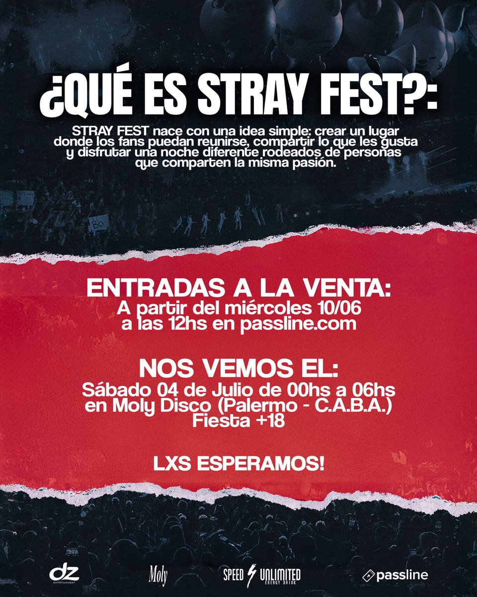 strayfest_'s tweet photo. Toda la info en nuestro Instagram https://t.co/qxzElcYm8T https://t.co/O7RAiMHHX3