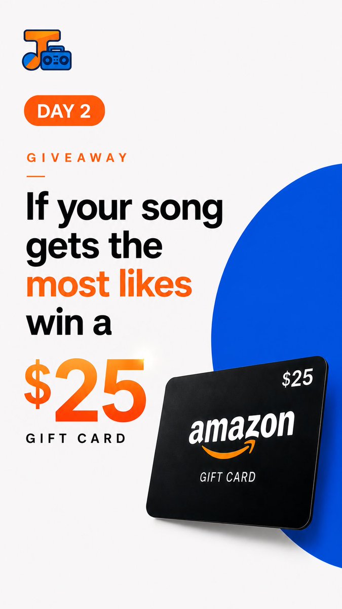 TuneBoxed's tweet photo. TuneBoxed $25 GIVEAWAY 🎵💰

Post your song on TuneBoxed and if it gets the most likes, you win.

✔ Follow @tuneboxed
✔ Sign up with a valid email
✔ Post your song
✔️ Win top song, Win $25

Starts June 8. Ends June 15.

Who’s taking the crown? 👑

#TuneBoxed #AuxBattle #MusicDiscovery #NewMusic #Giveaway