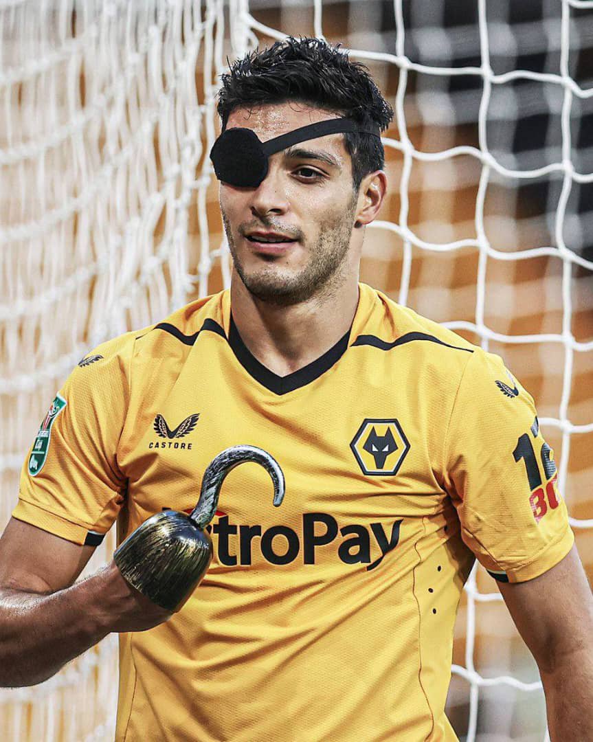 Boat_SV's tweet photo. When Raul Jimenez won 'celebration of the season' 😂🏴‍☠️ https://t.co/r1j71Pmmze