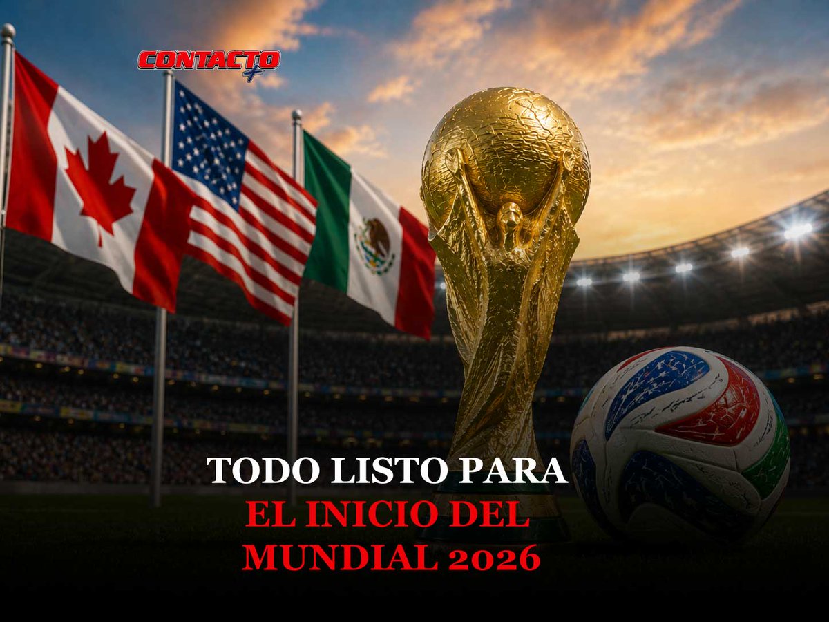 EnContactoMas's tweet photo. Todo lo que debe saber antes del inicio del Mundial 2026 
La espera está por terminar. El Mundial 2026 comenzará en Estados Unidos, México y Canadá con importantes novedades que prometen 👇 Lee el artículo completo haciendo clic en el enlace https://t.co/Z8d1UgQ3h2 https://t.co/DVwxbGrjxt