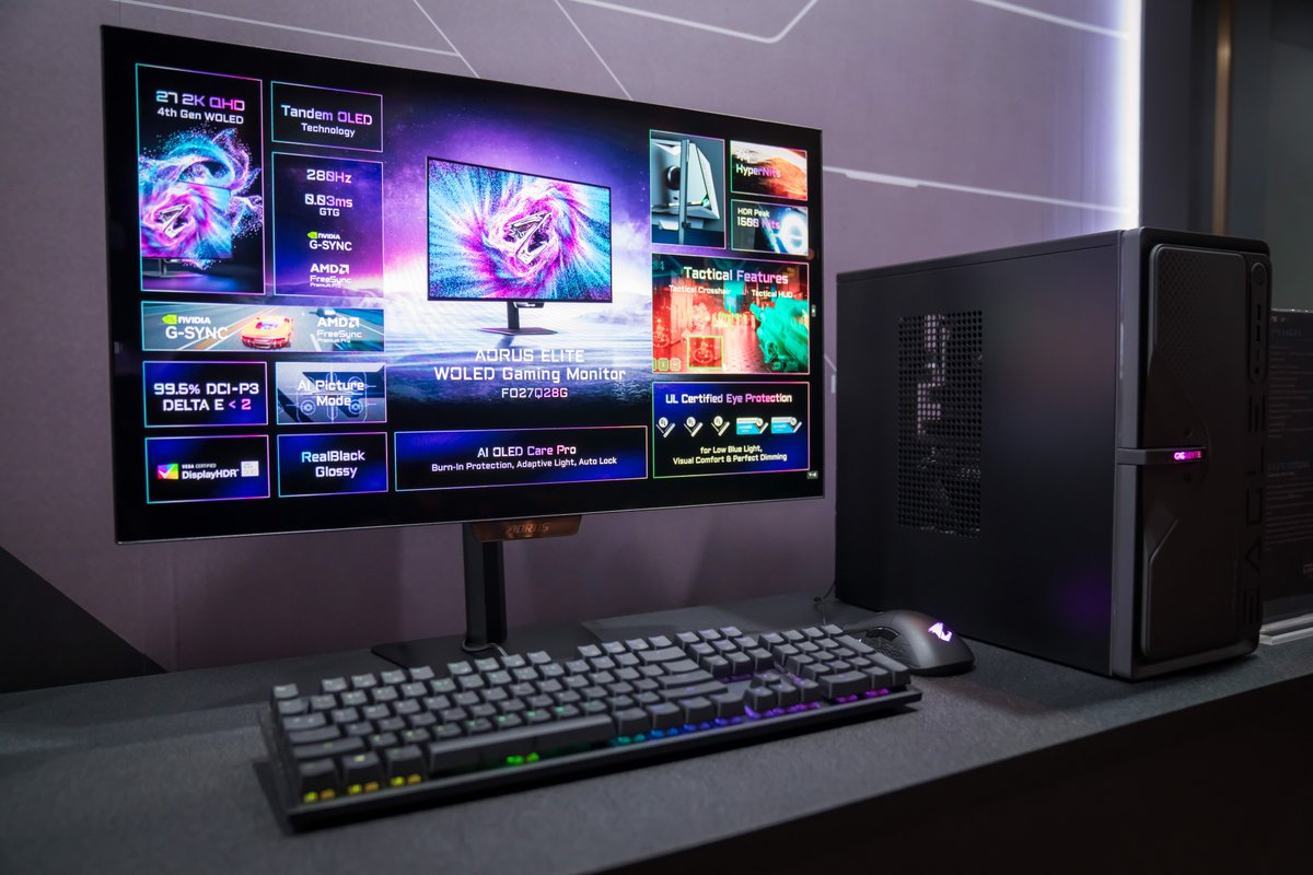 AORUS_Brasil's tweet photo. 40 anos de inovação nos levaram exatamente a este momento. Você está pronto para #ENTERINFINITY? 🦾
Prepare-se para elevar sua configuração com nosso mais recente hardware de próxima geração e ecossistema de IA avançado.
Acompanhe todas as novidades que apresentamos na COMPUTEX 2026 👇https://t.co/jOEovwZBXJ