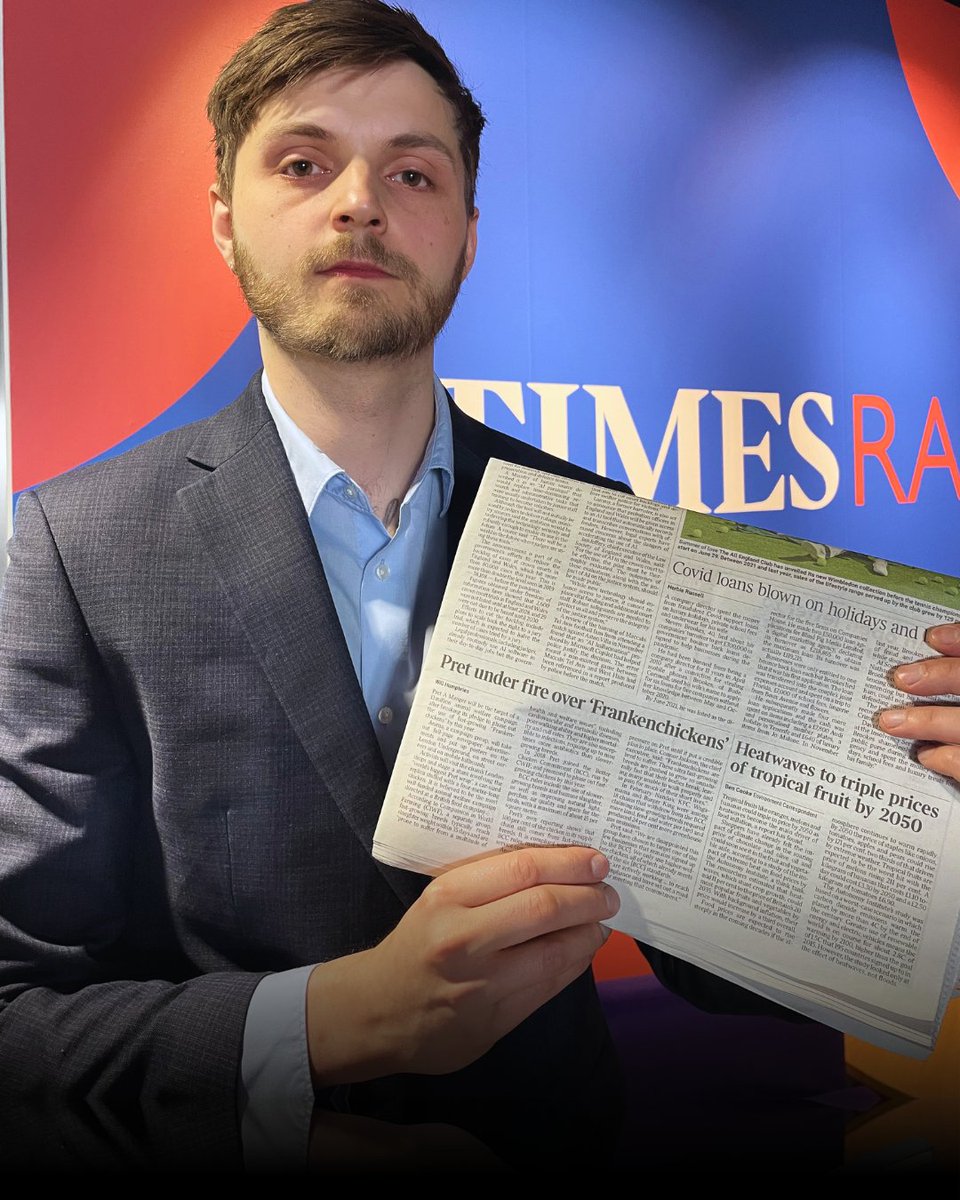 CMJackson_'s tweet photo. In the @TimesRadio studio this morning announcing @anima_uk's £1m campaign holding @Pret to account for its broken promise to chickens.  

Read the full story in The Times today: https://t.co/kcYkgrCyTj https://t.co/pJ8xEHEjJx