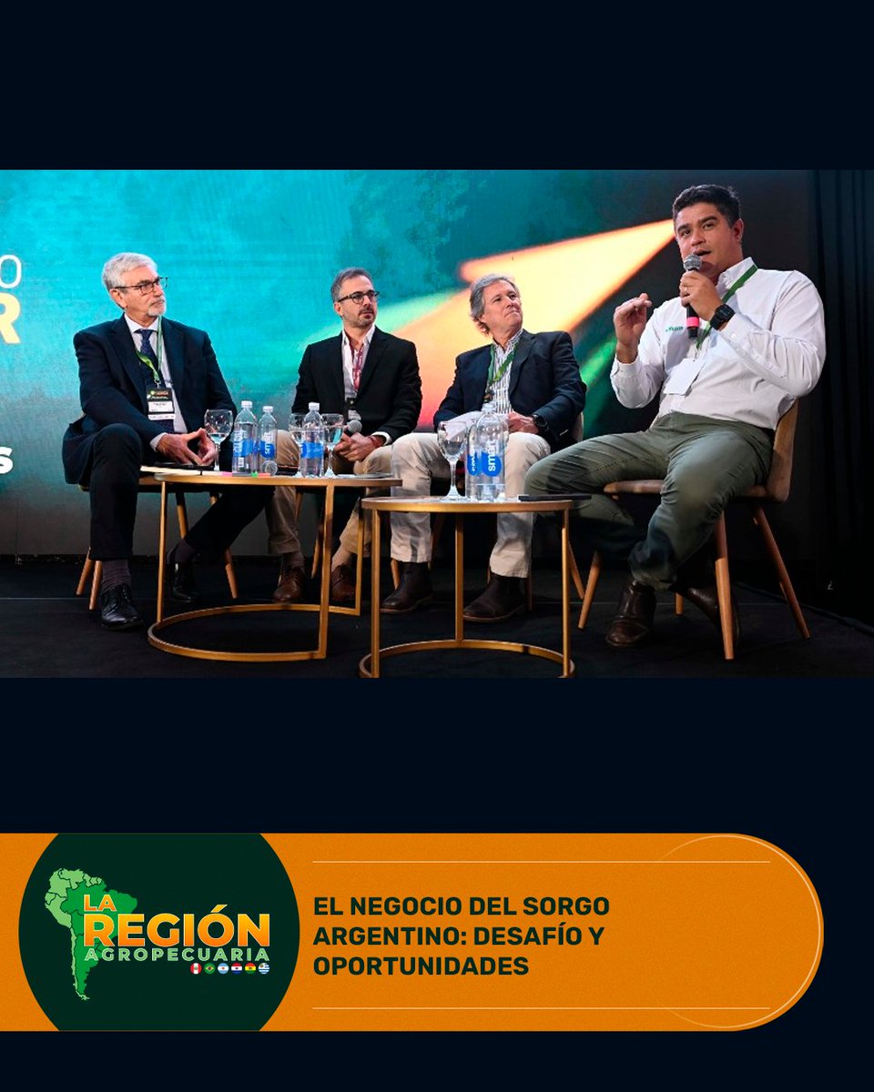 SantaCruzAgrop1's tweet photo. #Argentina
«El negocio del sorgo argentino: desafío y oportunidades», fue el tema central del panel que se presentó en el Congreso Maizar 2026, integrado por Juan Erdmann.

Click para leer la nota completa:
https://t.co/lYXWlcCusQ https://t.co/cPSFLSWO3j