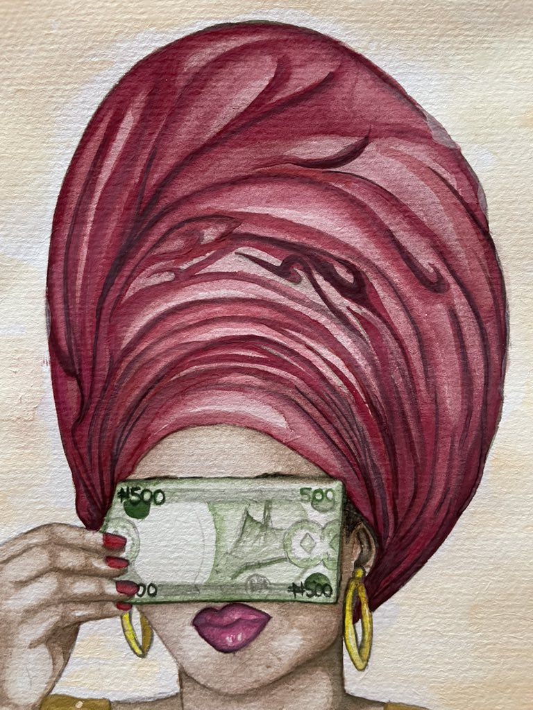 Firdausi_um_'s tweet photo. Title: “What is the occasion?”

Medium: Watercolor on A3
Size: A3 (297x420mm) https://t.co/Yg9meApYMk
