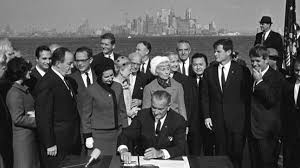 RepOgles's tweet photo. 61 years ago, the Hart-Celler Act was signed into law by LBJ, and with it came tens of millions of migrants with incompatible cultural backgrounds who transformed our communities.

Today, my ASSIMILATION Act can end this cultural destruction and defend the American worker.

We are up to 16 cosponsors and counting. It’s time to pass this critical legislation.