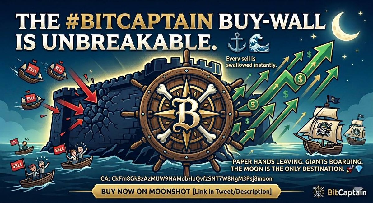 BitCaptain22's tweet photo. We aren’t just building a memecoin we’re building an empire. The paper hands are leaving, and the giants are boarding. The moon is the only destination. 🚀💎
CA: CkFm8Gk8zAzMUW9NAMobHuQvfzSNT7W8HgM3PsJ8moon
#BitCaptain #Crypto #DiamondHands #MemeCoins #Bullish #HODL https://t.co/c4Ru5WTS1e
