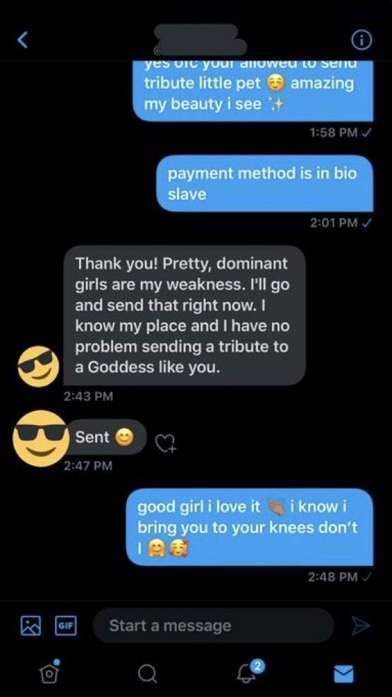 Spoiledgirlxxx's tweet photo. What a good little bitch 🤩, your welcome little slut 🧚🏽‍♀️ approach like this betas

I want this doubled/tripled ✨💕

Findom Paypig Cuck Bnwo foot worship humiliation ebony goddess femdom cashmeet blackmail https://t.co/Wy59yDCKkH