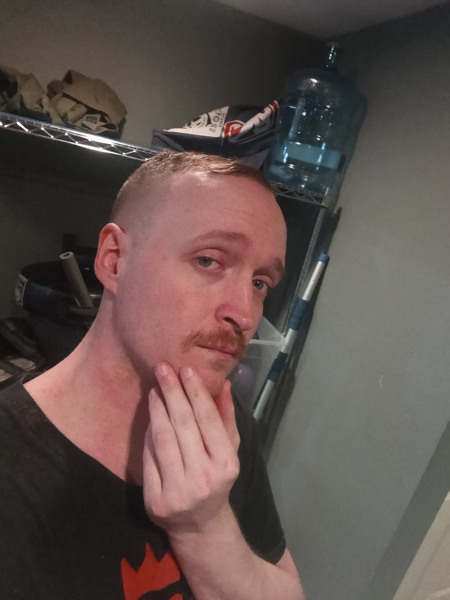 YOURTHATRUSSIAN's tweet photo. Got me a haircut then I shaved my mustache I look better without it haha! https://t.co/vFwDVZj41R