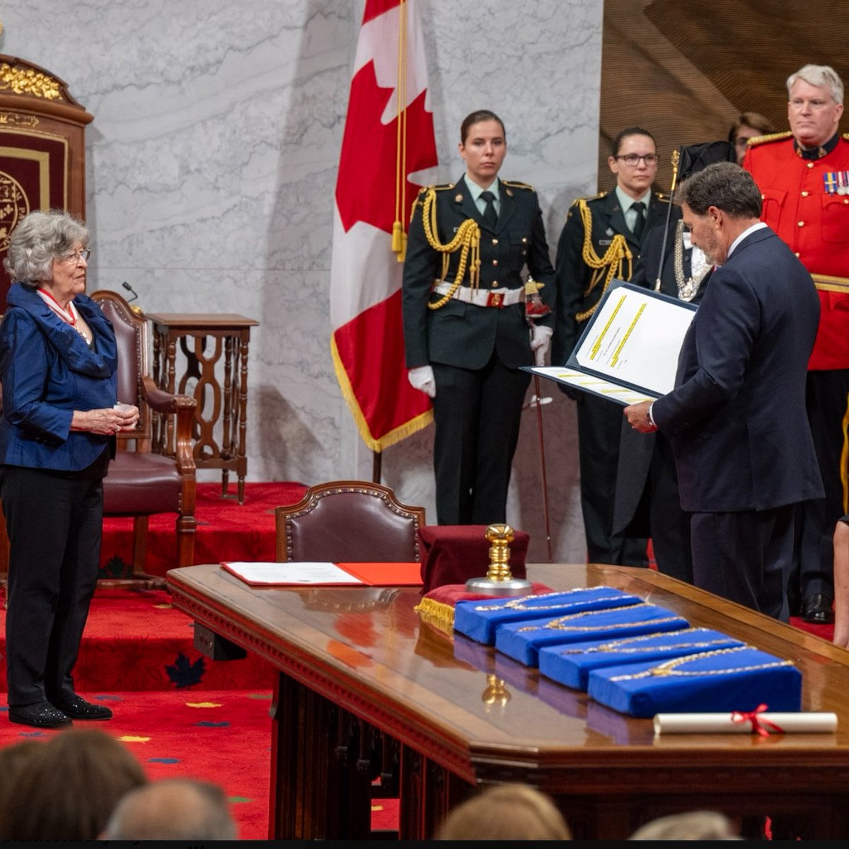 HaAnahit's tweet photo. Honoured, as Dean of #EuropeGroup, to attend the installation of H.E. Louise Arbour as the #31st @GGCanada. A memorable national ceremony bringing together distinguished guests from across 🇨🇦&amp; the dipl. corps. Congratulations &amp; best wishes to H. E. as she begins her service to 🇨🇦 https://t.co/lCH8fS1L6l