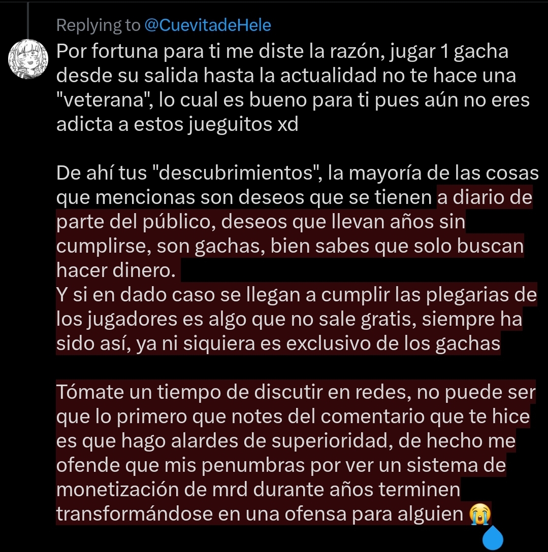 AlwaysEdoH's tweet photo. @CuevitadeHele Te tienen bien a la defensiva las últimas discusiones que has tenido estos días jsjs https://t.co/BL40lWewGG