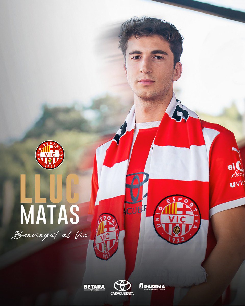 UEVic_'s tweet photo. ❤️ Lluc és vigatà 🤍

𝑩𝒆𝒏𝒗𝒊𝒏𝒈𝒖𝒕 𝒂𝒍 𝑽𝒊𝒄! 🤝

#SomUEVic 🔴⚪ https://t.co/XDaXRfbWpW
