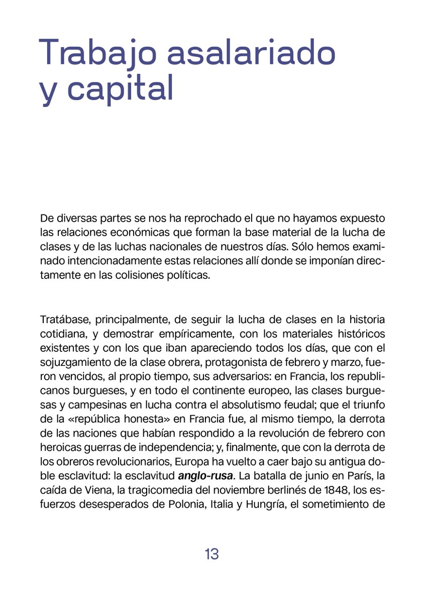 DIALECTIKAS's tweet photo. 📚 Sesión 7 ||  ECONOMÍA II. Seguimos con el bloque de economía política de la mano de "Trabajo asalariado y capital" de K. Marx. En este texto continuamos aprendiendo acerca de las peculiaridades de una mercancía particular: La fuerza de trabajo. https://t.co/21DCpbkmTW