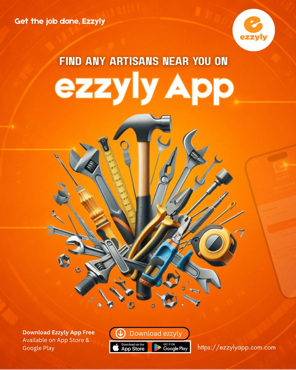 laz_abel's tweet photo. Are you resident in Abuja? Ezzyly offers you over 1000 VERIFIED service providers on @Ezzylyapp  download, book and live life Ezzyly @AreaFada1 @seunokin @ruffydfire @PeterObi @ARISEtv https://t.co/Gll2WFBcCQ