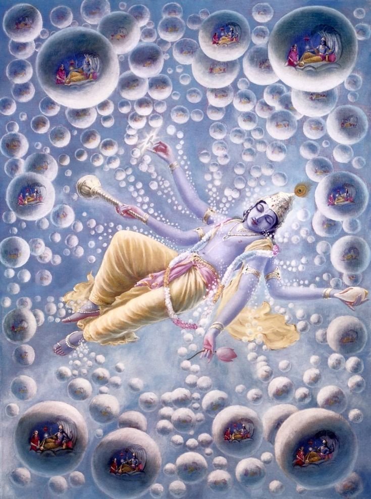 _TheSanatani's tweet photo. Hiranyagarbha… The Cosmic Womb of Creation 🔥

Before the worlds emerged… before the elements, gods, and living beings appeared... The Vedic tradition speaks of a mysterious principle called Hiranyagarbha.

> Hiranyagarbha literally means "The Golden Womb" or "Golden Embryo"
> The primordial source from which the manifested universe unfolds

> The Rig Veda proclaims:

> "Hiranyagarbhah samavartatagre..."
> "In the beginning arose Hiranyagarbha..."

> He is described as the first manifested principle of creation
> The cosmic seed from which the universe develops

> In Vedantic thought
> Hiranyagarbha is not the Absolute itself

> Brahman is beyond all manifestation
> Hiranyagarbha is Brahman reflected through Maya as the first cosmic intelligence

> Just as an entire tree exists in potential within a seed
> The entire universe exists in subtle form within Hiranyagarbha

> All worlds, beings, laws of nature, and possibilities remain unmanifest within this cosmic womb

> From Hiranyagarbha emerges the cosmic mind
> The totality of all subtle bodies and all individual minds in their universal form

> This is why Hiranyagarbha is sometimes called the Cosmic Being
> The universal life principle animating all creation

> In the threefold analysis of reality
> Virat represents the gross universe
> Hiranyagarbha represents the subtle universe
> Ishvara represents the causal source governing both

> Thus Hiranyagarbha occupies a unique position
> Standing between the unmanifest and the manifest

> The Upanishadic sages use this concept to explain a profound truth
> Creation is not produced from nothing

> It unfolds from a subtler state into a grosser one
> Just as a dream emerges from the mind of the dreamer

> Hiranyagarbha is therefore not merely a creator figure
> It is the cosmic matrix from which all experience, form, and life emerge

What appears as a universe filled with countless separate beings… the Vedic tradition traces back to a single cosmic embryo.

Before there were many… there was the Golden Womb.

👉 Follow @_TheSanatani for more timeless wisdom of Sanatana Dharma.

👉 Join me on Telegram for all the Archives: https://t.co/NIElWWJflO