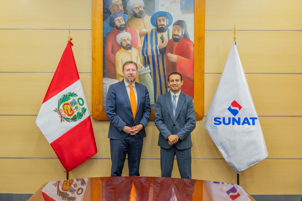SUNATOficial's tweet photo. ¡Avanzamos hacia una #Sunat más innovadora!
La Sunat recibió al @el_BID para la presentación del Índice de Madurez Digital IMD, una herramienta que apoyará la implementación de nuestra estrategia de transformación digital y el fortalecimiento de procesos y servicios al ciudadano. https://t.co/AslW74JByM