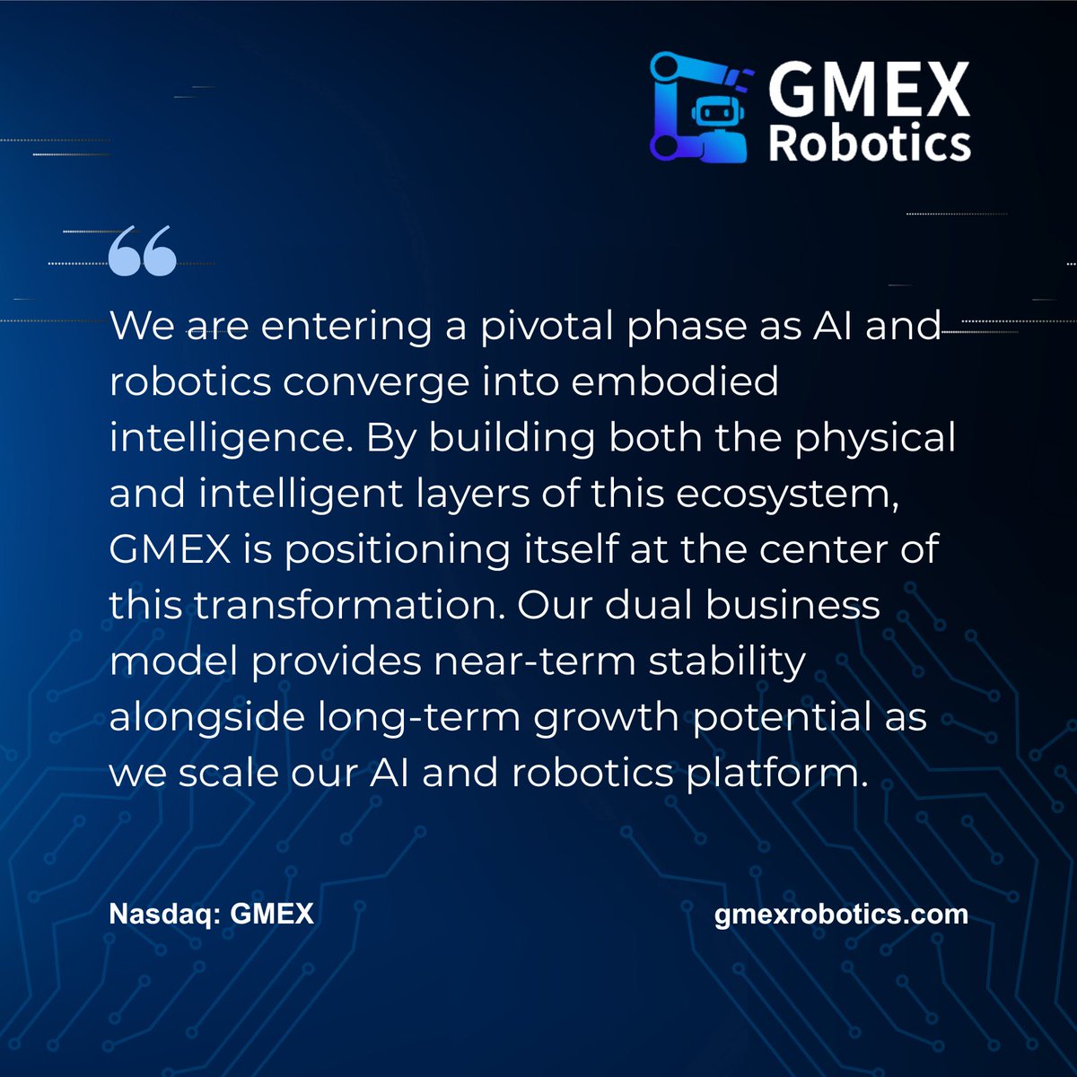 GMEXRobotics's tweet photo. #ICYMI $GMEX Robotics issued a letter to shareholders ➡️ https://t.co/MqYWaOQ8ZU https://t.co/LoSb8hDcKr