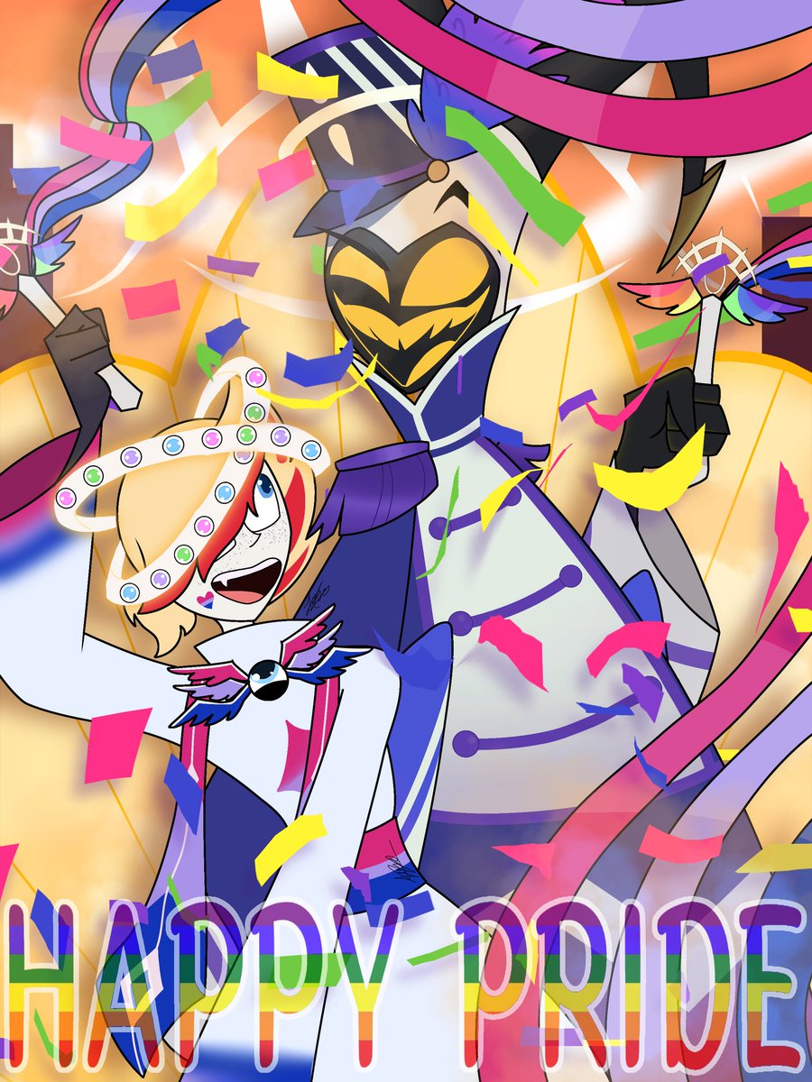 Jose_Swap's tweet photo. Hi!, I'm here to share a drawing for Pride Month 
Oc×Canon
#AdamHazbinHotel #HazbinHotelAdam #HazbinHotel https://t.co/1Z5bBfaVex