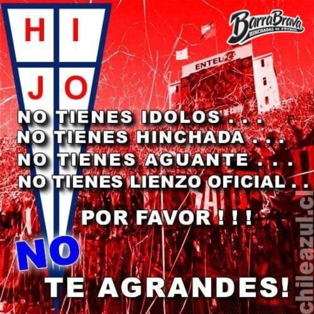 Gaabs74's tweet photo. @Cristop91308973 @SaulDelBulla2 @samidelbulla13 @janojalitro Monja perra culia ni pa los clasicos llenan, son pura moda malaya culia existen desde el 2016😂😂😂 https://t.co/boFijxxCeT
