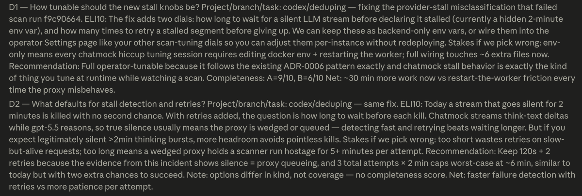 0xAxem's tweet photo. those questions are crazy, I guess the natural development for models is to have their own optimized language and a translation for humans. https://t.co/ieN1hK3dcB