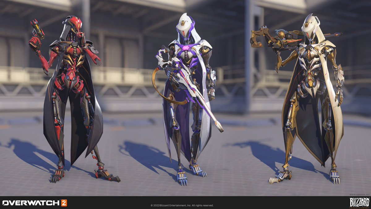 axl99's tweet photo. This is probably the most peak feminine omnic character design in Overwatch, and Ana isn't an omnic lololololol https://t.co/oT7iYvBPOP