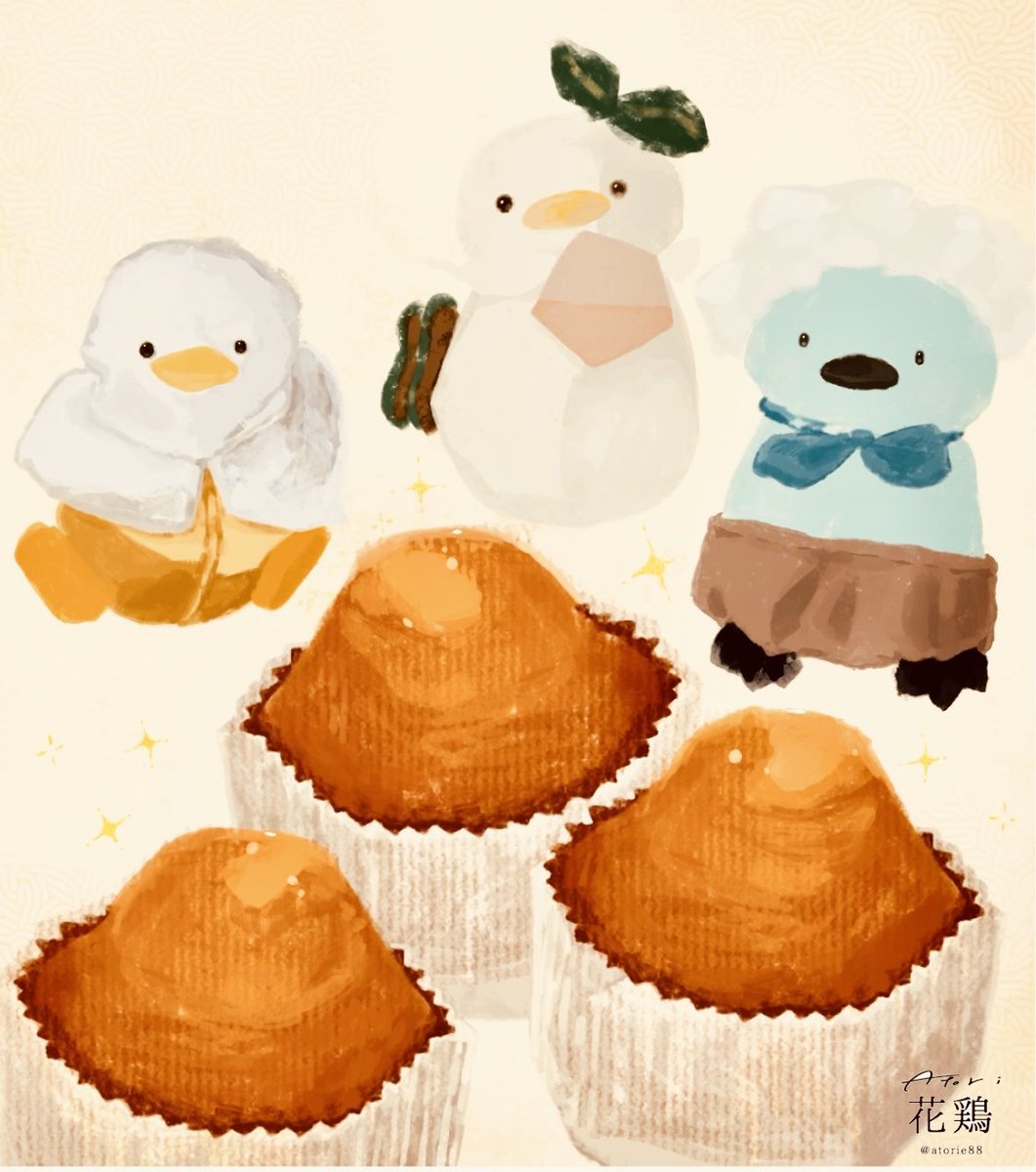 wheream8from's tweet photo. ＼🧁美味しい感動を絵にしてもらいました🧁／
花鶏さま(＠atorie88 )がPOIKOたちのイラストを描いてくださいました...！🥹🤍

フォロワーさまより差し入れで頂いた
HAPPYBERRYさまの焼き菓子がとっても美味しく感動し、イラストでも本当に美味しさが伝わって素敵です✨
本当にありがとうございます✨ https://t.co/65NRTFZwlp