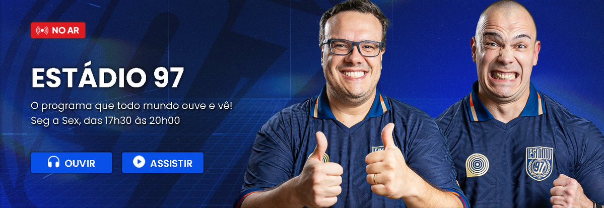 pthehype's tweet photo. Estadio97 nº 7054 @mota97fm @bentocaipira @mano97fm @SombraTricolor @DomenicoGatto_ @RG0297 @vieira1903 @ademirquintino @marcao97fm @leticiabeppler @portuga97radio @euze97fm @ba97fm #27AnosEstadio97 👏 Ótima noite e bom trabalho amigos! 🇧🇷 Estádio 97 🇧🇷 📻🎤🎧🎙️⚽🏆🏟️ 🇧🇷 https://t.co/zFHcAXRtZG