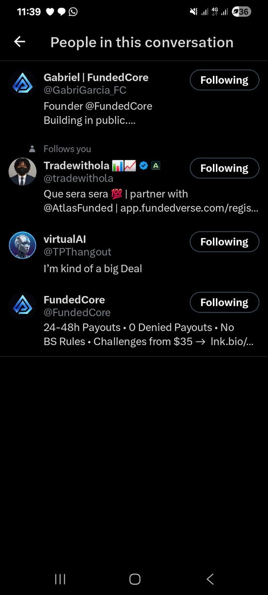 chosentrade's tweet photo. @tradewithola @FundedCore @GabriGarcia_FC @TPThangout Done all https://t.co/fKUGb2pL7a