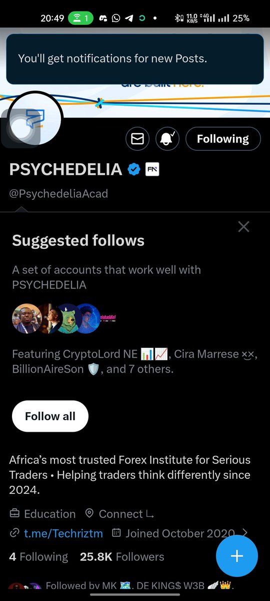 EmpireCryptt's tweet photo. @PsychedeliaAcad Done ✅ 
Thank you for the love @Techriztm https://t.co/rFlTnonmmN