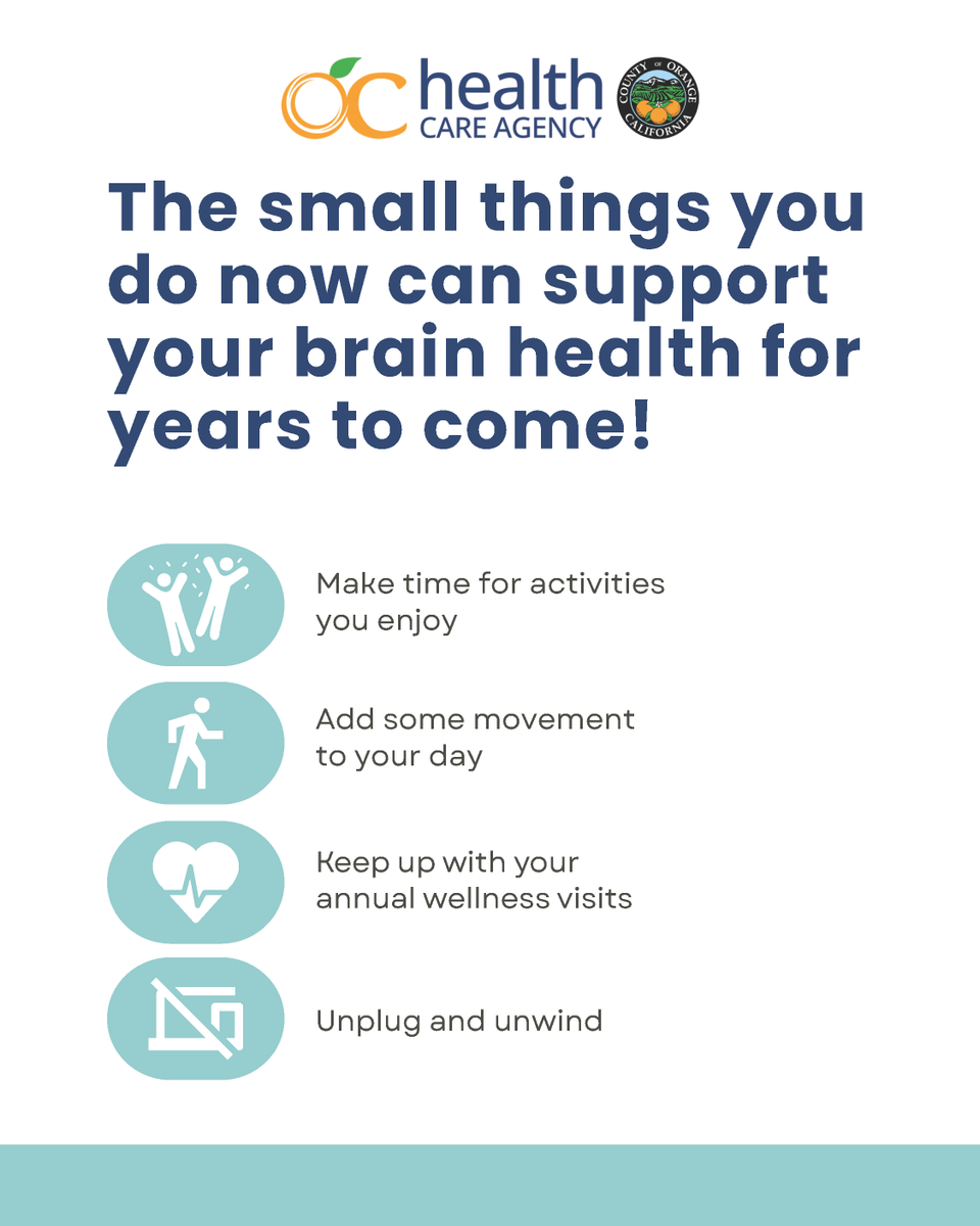 ochealth's tweet photo. This June, we're recognizing Alzheimer's &amp; Brain Awareness Month by sharing resources with older adults in mind: brain health programs, caregiver support, memory services, and more.

Check us out 👉 https://t.co/DiMws96S5s https://t.co/vGM54kMsmm