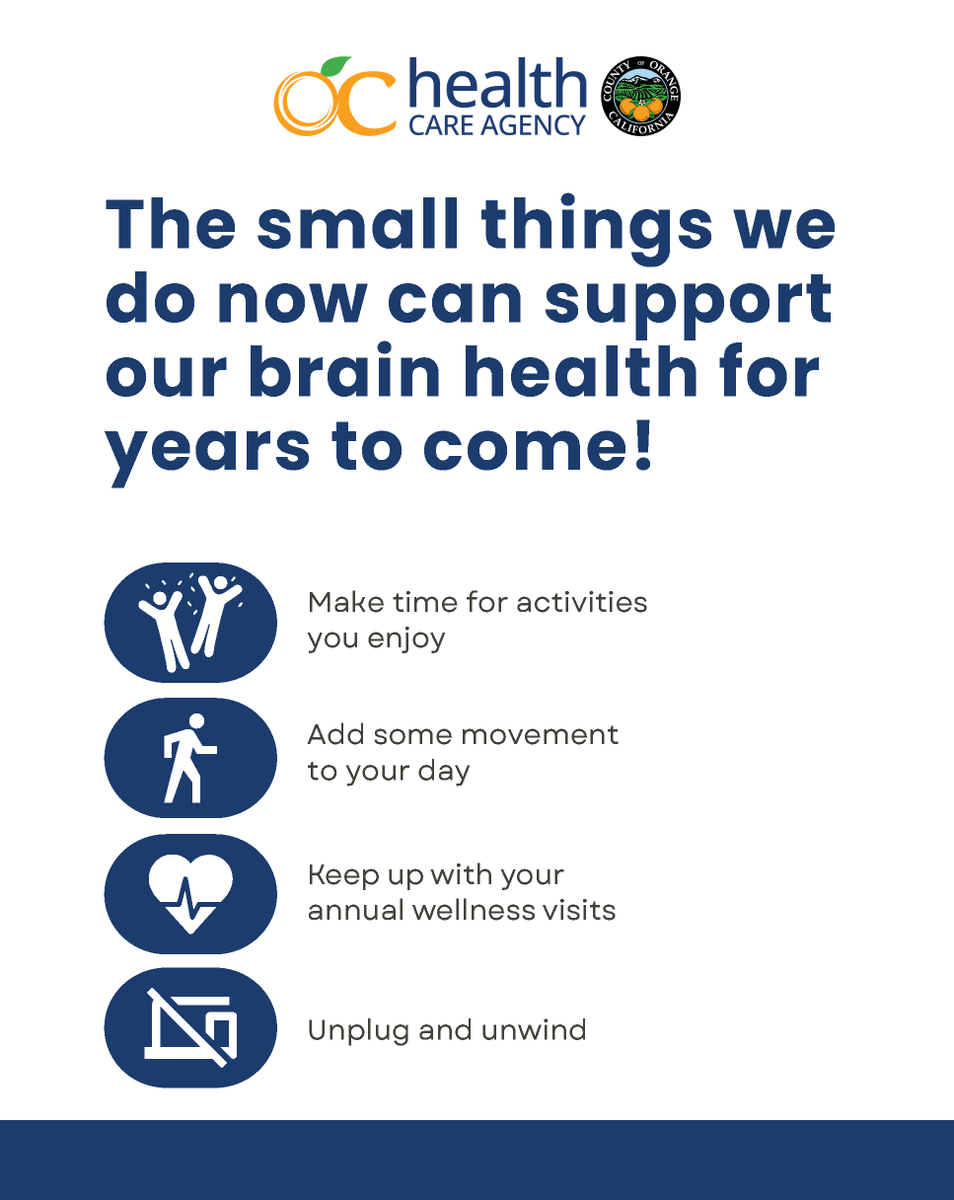ochealth's tweet photo. This June, we're recognizing Alzheimer's &amp; Brain Awareness Month by sharing resources with older adults in mind: brain health programs, caregiver support, memory services, and more.

Check us out 👉 https://t.co/DiMws96S5s https://t.co/vGM54kMsmm
