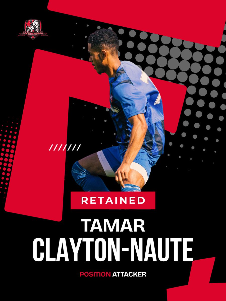 LeicNirvana's tweet photo. 𝗪𝗘 𝗚𝗢 𝗔𝗚𝗔𝗜𝗡. 👊

Tamar Clayton-Naute remains a Leicester Nirvana player for the upcoming season. ❤️🖤

#LeicesterNirvana #Retained https://t.co/kPGNdxNZy5
