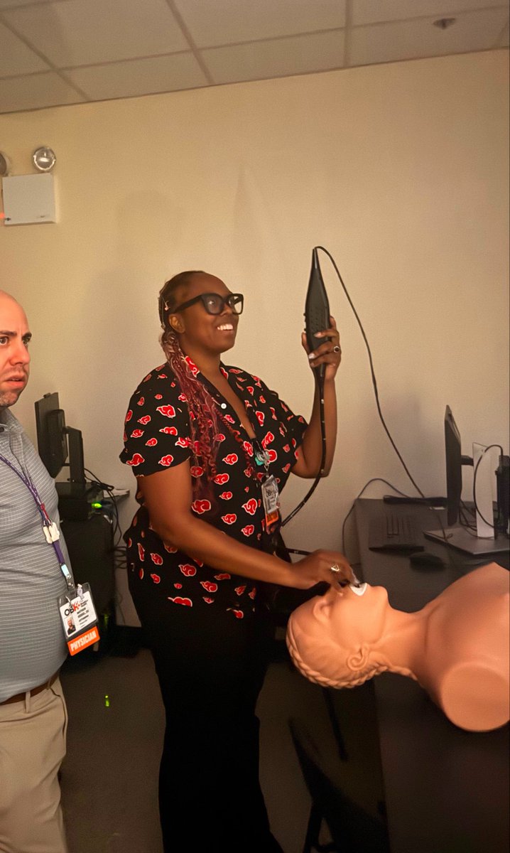 BrookdaleSono's tweet photo. Monday QA brought some more excitement in the form of TEE simulation practice! We had a great time reviewing our technique and anatomy + giving our residents a go as well! 

#BrookdaleSono #TEE #medicalsimulation #EmergencyMedicine #ultrasound https://t.co/JItVVlxCbO