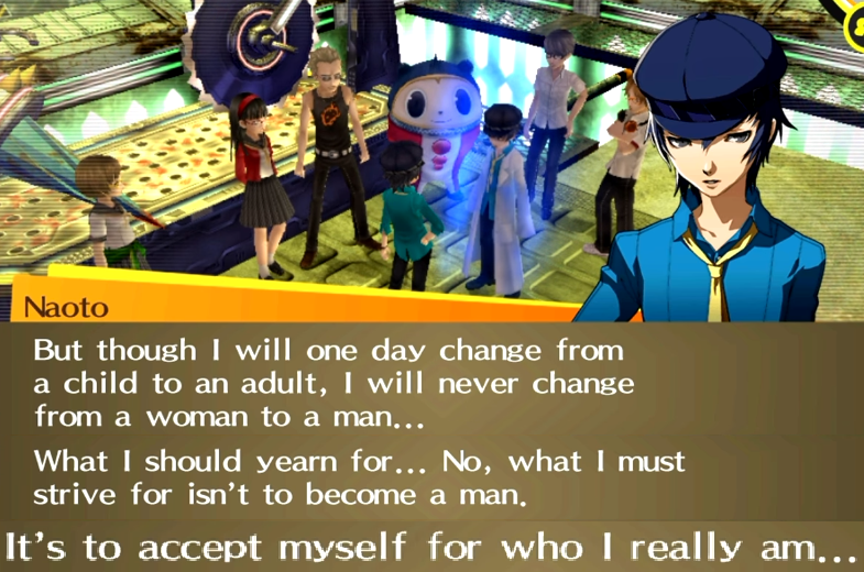 JohnEmail1984's tweet photo. You'd think that it's because they can't comprehend it, but the reason Naoto discourse will continue forever is far greater
Naoto has gender dysphoria according to them, and if they concede that Naoto finds a way to cope in a healthy natural way, the entire trans debate collapses https://t.co/yy6p3tzzxI