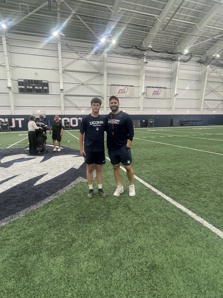 RoryKennyz's tweet photo. Thank you @patcashmore and @Coach_Kessel20 for having me today at UConn. I had a great time and won the kickoff competition! Look forward to the future. 
@specialteamsNY @HKA_Tanalski @kt_recruiting https://t.co/bGSyjG8lRJ