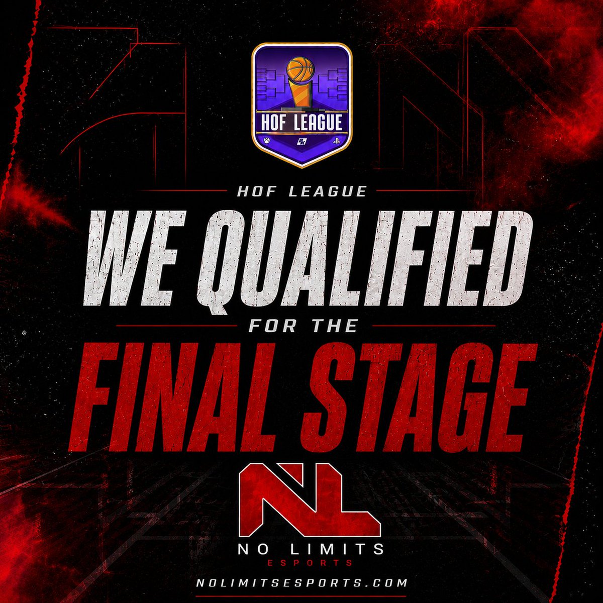 nolimits_esp's tweet photo. WE QUALIFIED FOR THE FINAL STAGE OF THE @HOFLeague2K! 🔥🏀 https://t.co/syuBXJ9AGu